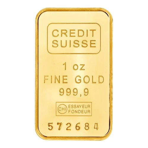 1 OZ Credit SUISSE Gold Bar 1