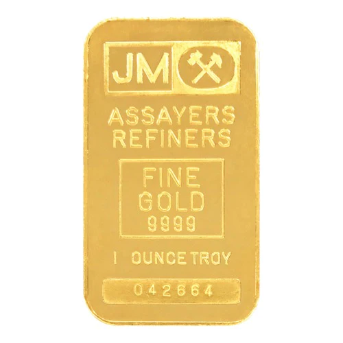 1 OZ Johnson Matthey Gold Bar 1