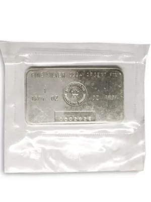 1 OZ Royal Canadian Mint Silver Bar