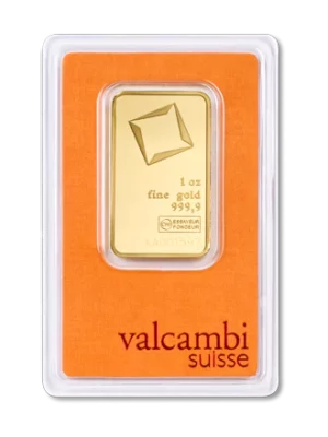 1 OZ Valcambi Gold Bar 1