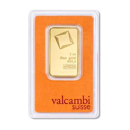 1 OZ Valcambi Gold Bar 1