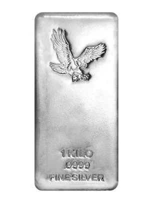 1 kg Eagle Bar Silver Bar