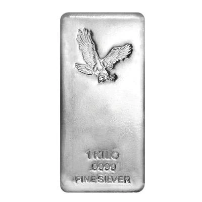 1 kg Eagle Bar Silver Bar