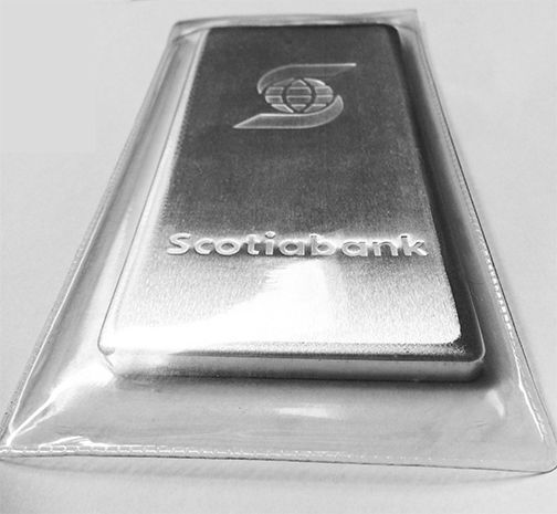 1 kg Scotiabank Silver Bar