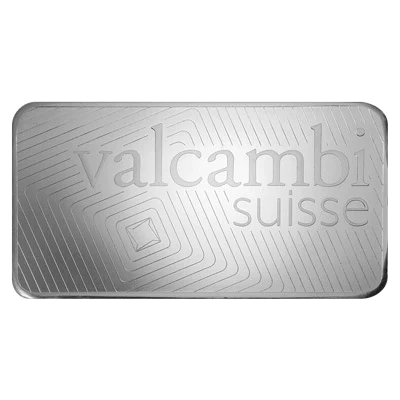 1 kg Valcambi Suisse Silver Bar