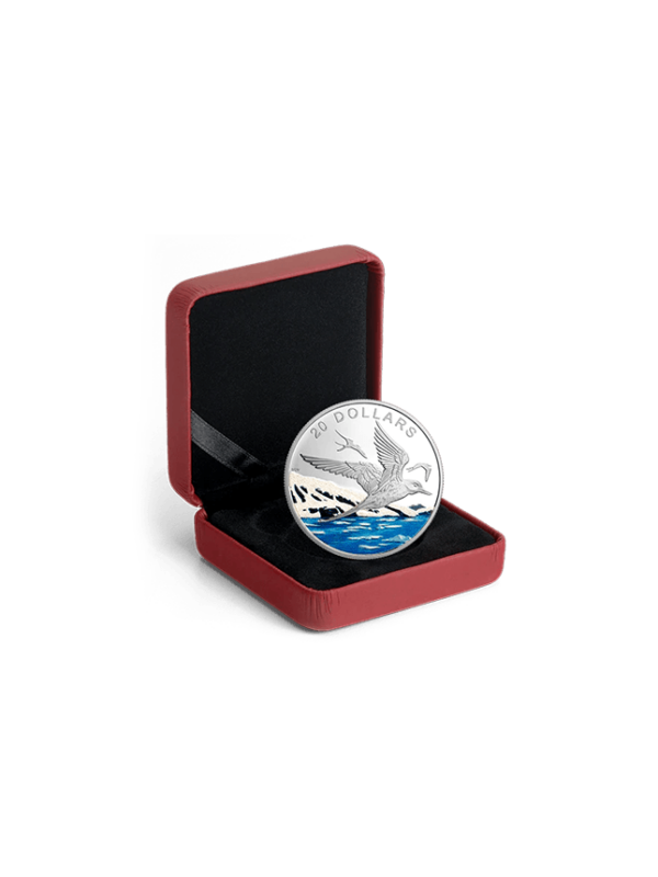 1 oz. Pure Silver Coloured Coin – Glistening North Arctic Tern