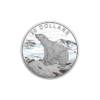 1 oz. Pure Silver Coloured Coin – Glistening North The Polar Bear