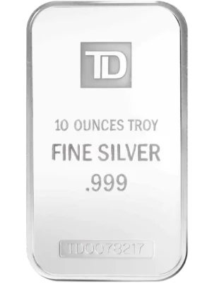 10 OZ TD bank Silver Bar