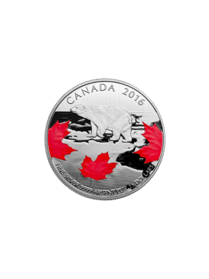 14 oz 2016 True North Fine Silver Coin