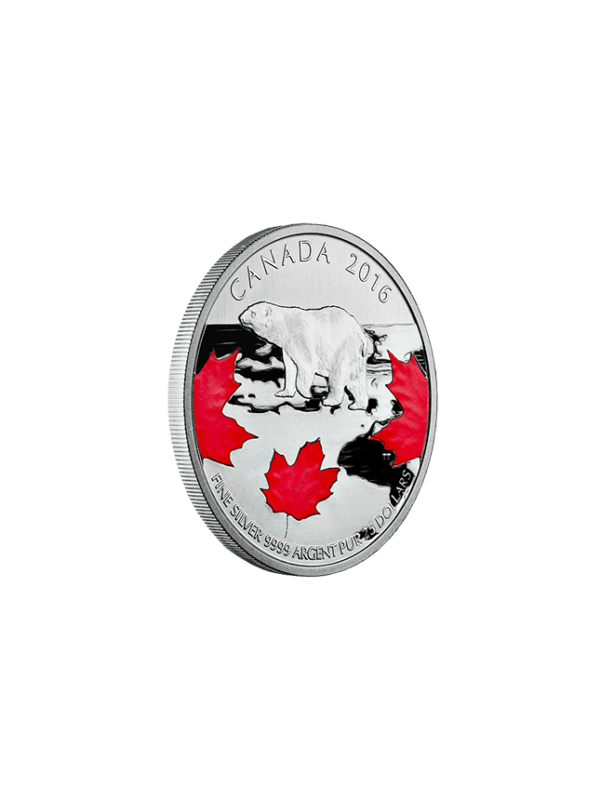 14 oz 2016 True North Fine Silver Coin