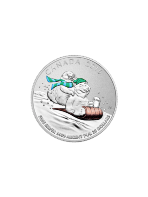 $25 Fine Silver Coin – Winter Fun (2016)