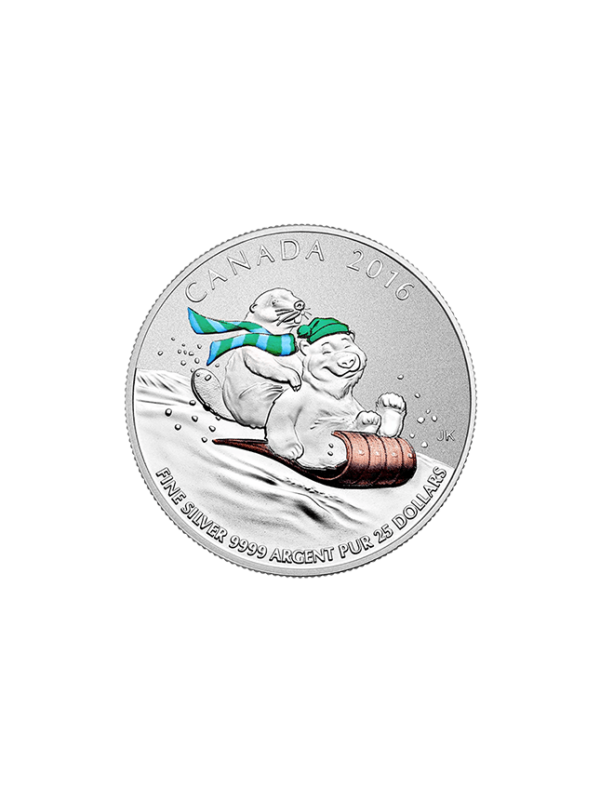 $25 Fine Silver Coin – Winter Fun (2016)