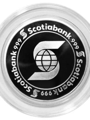 5 OZ SCOTIABANK Silver Round Bar