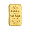 5 gram PAMP Suisse Gold Bar 1