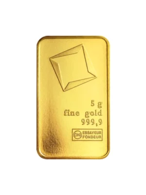 5 gram Valcambi Gold Bar 1