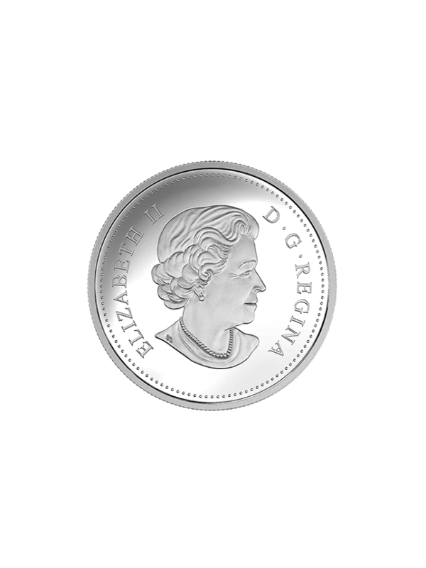 Pure Silver Coloured Coin - Celebration of Spring Lilac Blossoms 2017