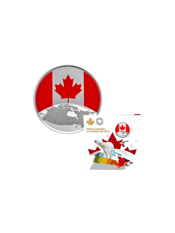 This is Canada! Pure Silver Glow-in-the-Dark Coin