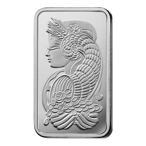 1 oz Fortuna Platinum Bar PAMP Suisse