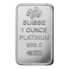 1 oz Fortuna Platinum Bar PAMP Suisse